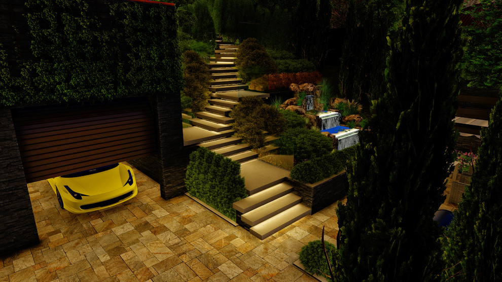 Сочи 6 соток Стиль Хай тек