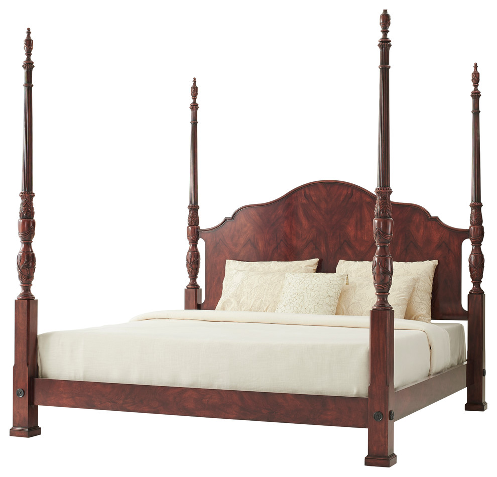 The Middleton Rice Bed Traditional Canopy Beds by Benjamin Rugs