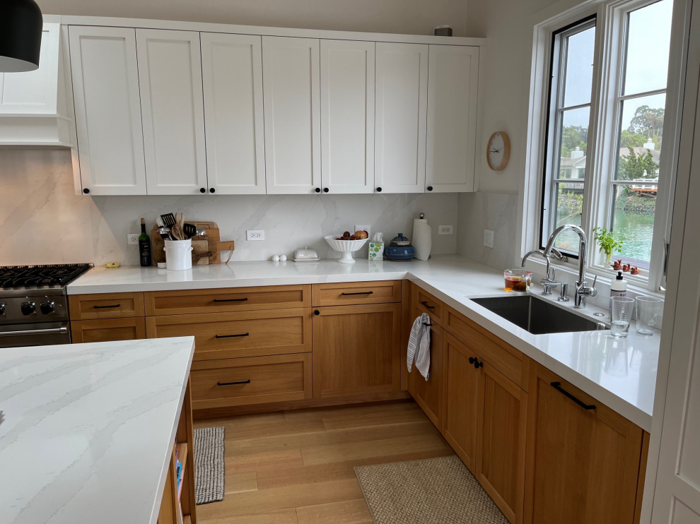 Shaker Paint and Rift White Oak Full Overlay