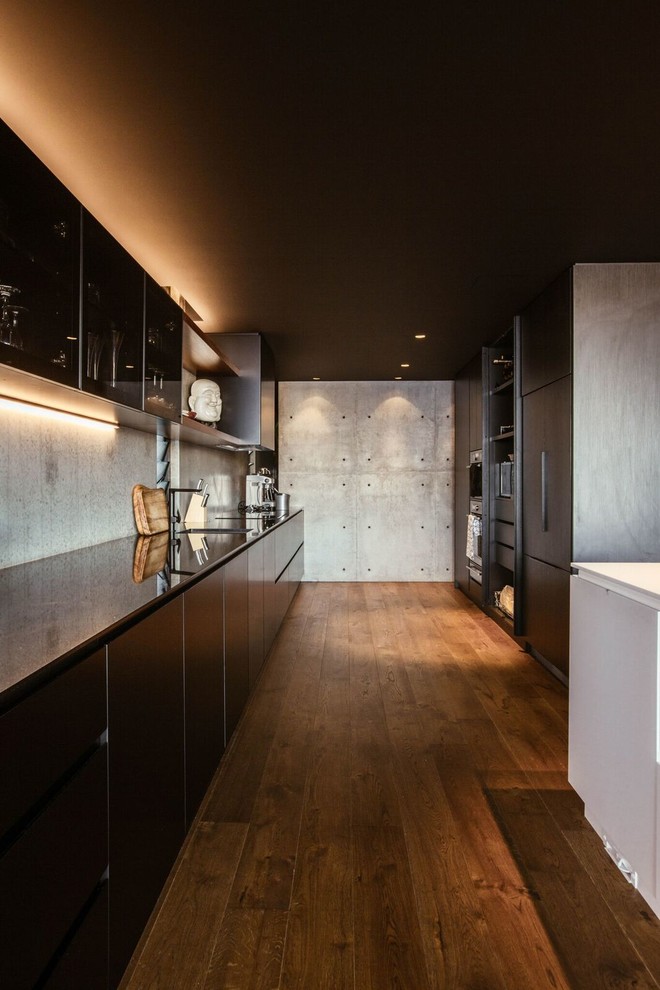 This is an example of a modern kitchen in Central Coast.