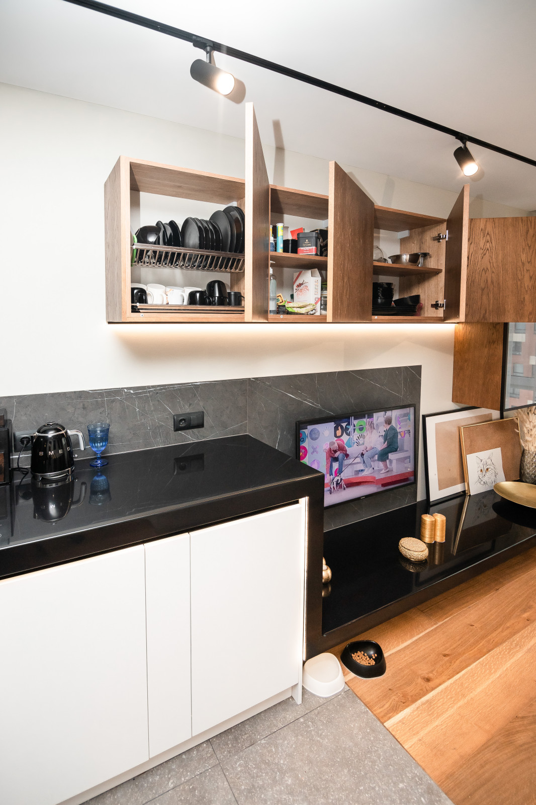 Кухня-гостиная в стиле минимализм