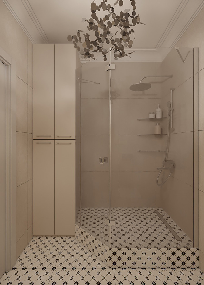 Санузел в стиле современной классики