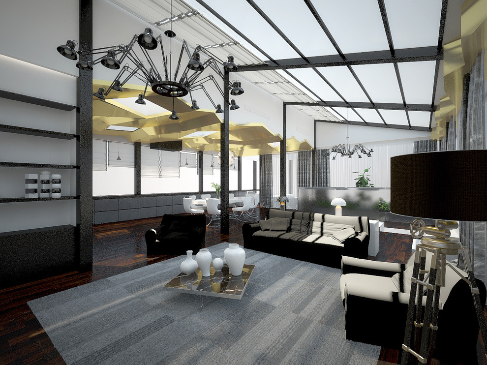 Проект 79 - Интерьер двухуровневой квартиры (2 вариант)