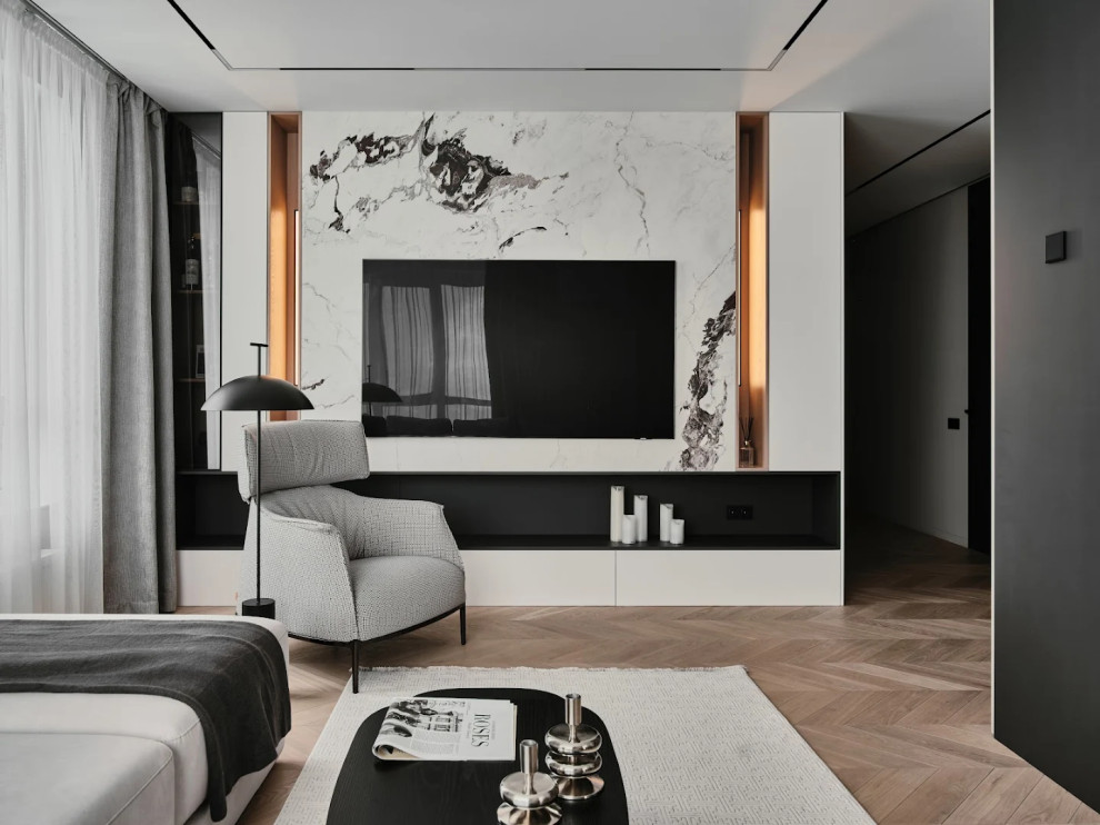 Дизайна-проект кухни гостиной ЖК "Две эпохи"