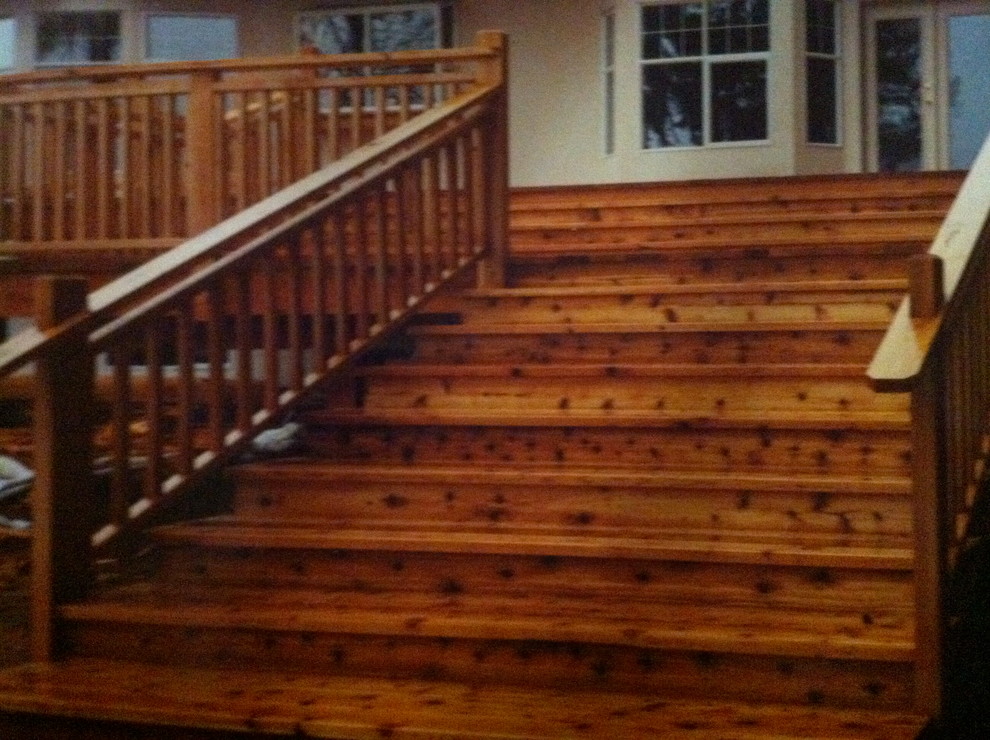 Home design - rustic home design idea in Seattle