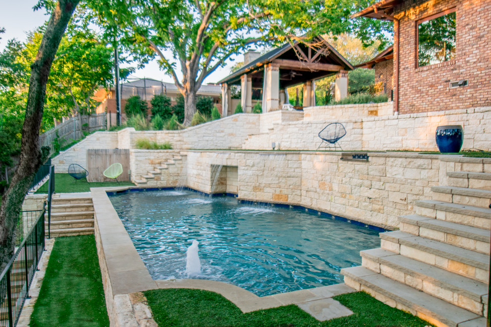 Fort Worth Extreme Hillside Pool, Spa & Outdoor Living ...