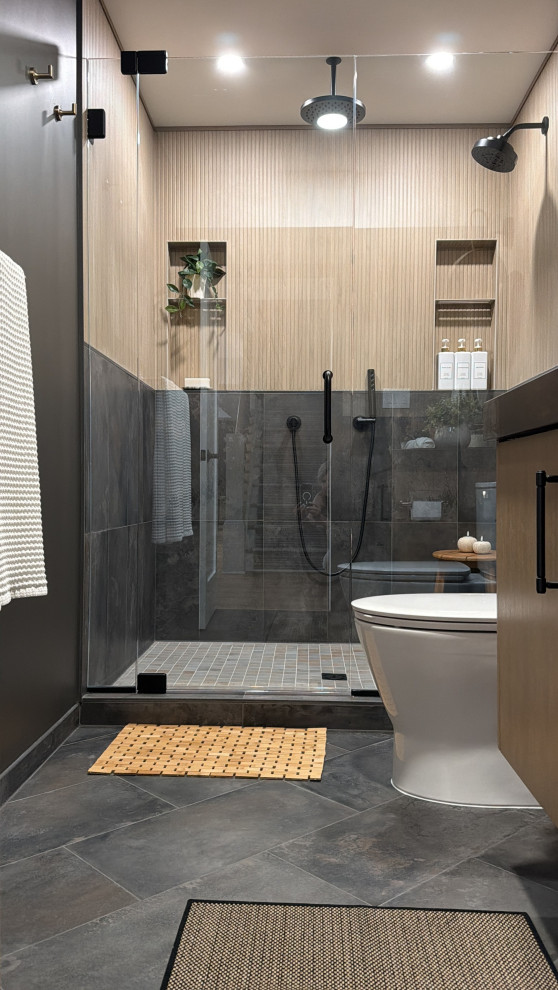 Contemporary Spa Bathroom | Gibsonia Bathroom Remodel