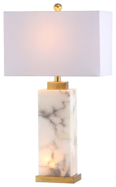 white gold table lamp