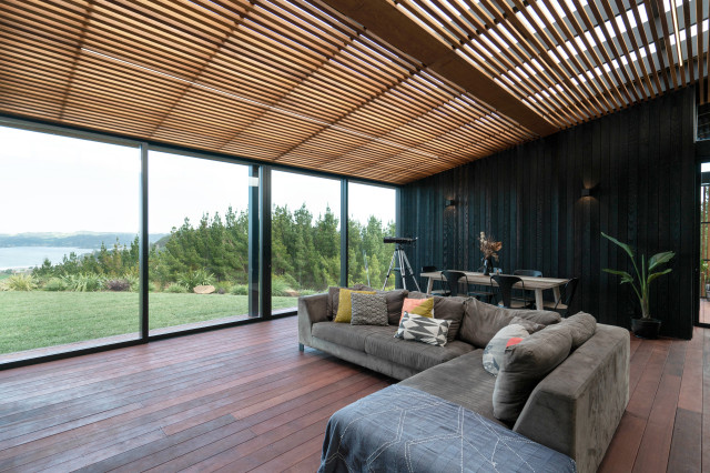 The Nest modern-vardagsrum