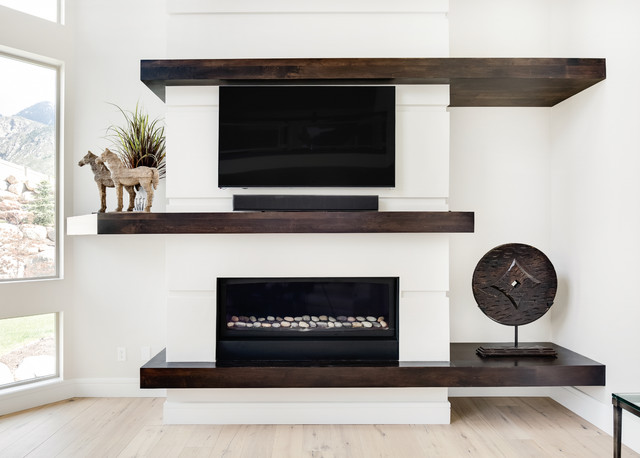 Canyon Road contemporary-vardagsrum