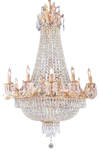 French Empire Crystal Chandelier