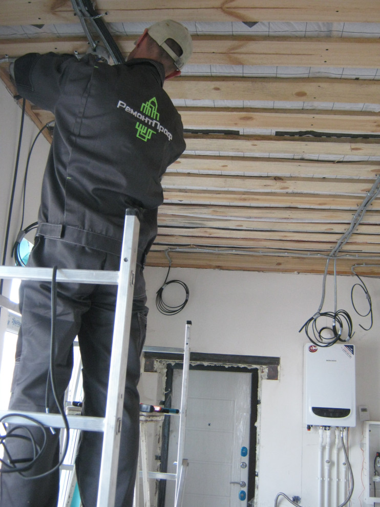 Коттедж. Электромонтажные работы