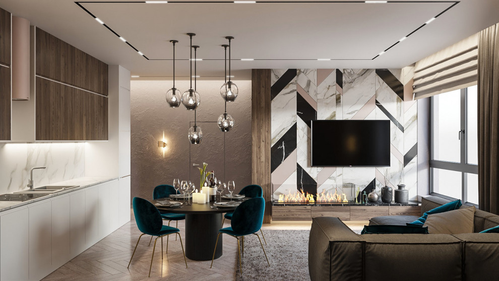 Дизайн квартиры в Москве ЖК Дыхание