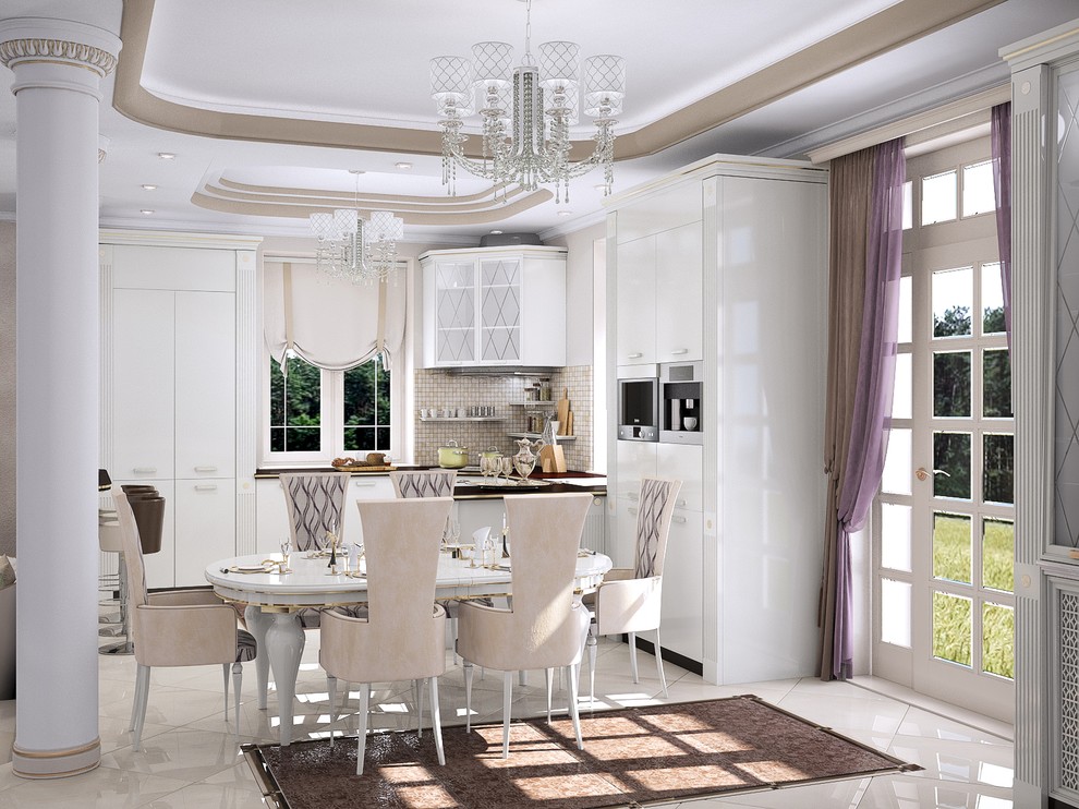 Дизайн-проект интерьера загородного дома в КП Vita Verde, 300 кв м