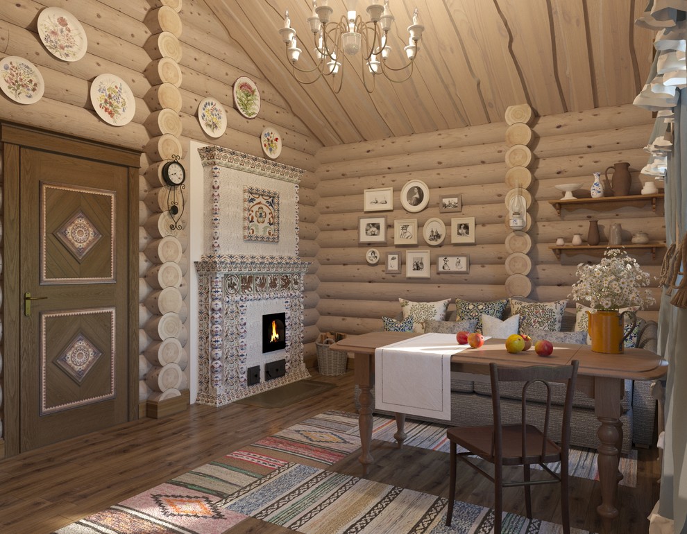 Баня из рубленного бревна