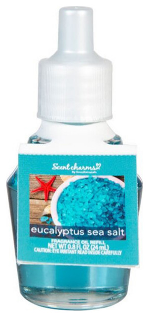 Scentsationals 1 Scent Charm Fragrance Oil Eucalyptus, Sea Salt/Zen