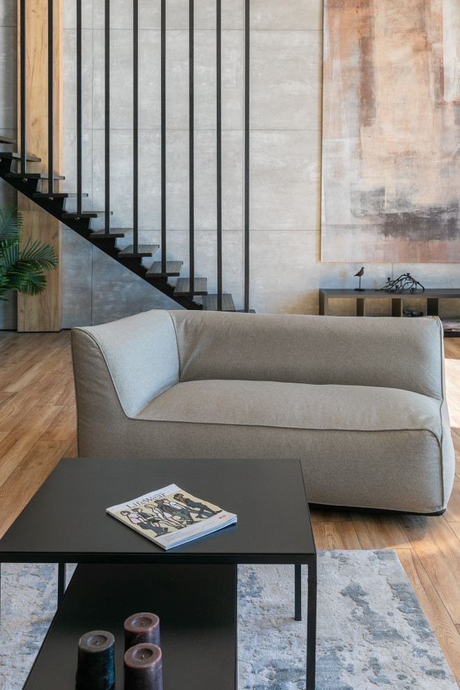 Угловой лежак в гостиной