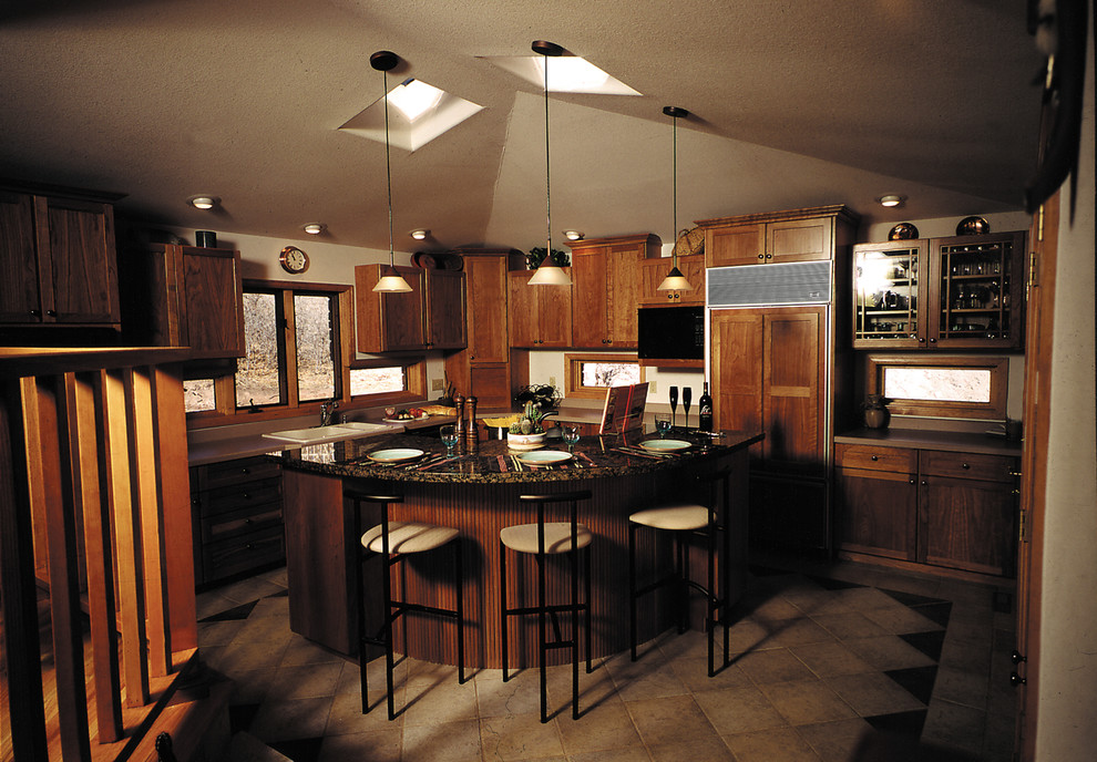 Traditional kitchen in Portland.