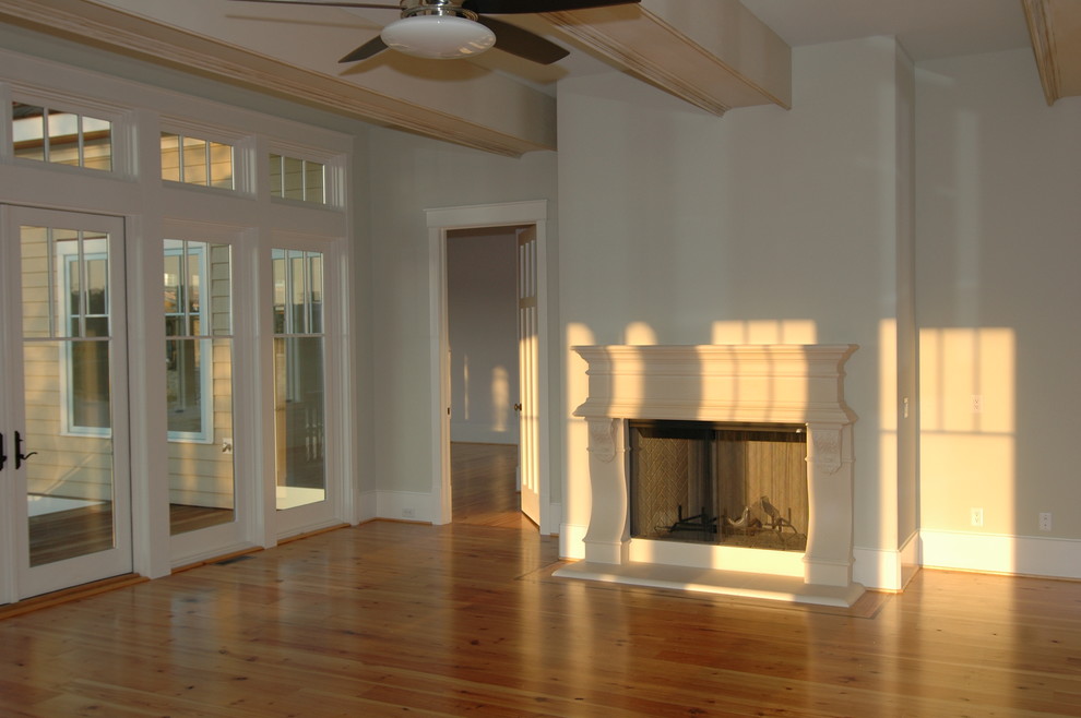 Photo of a traditional family room in Other.