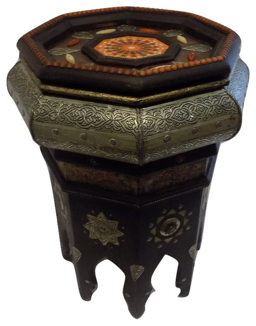 Moroccan End Table Mediterranean Side Tables And End Tables by