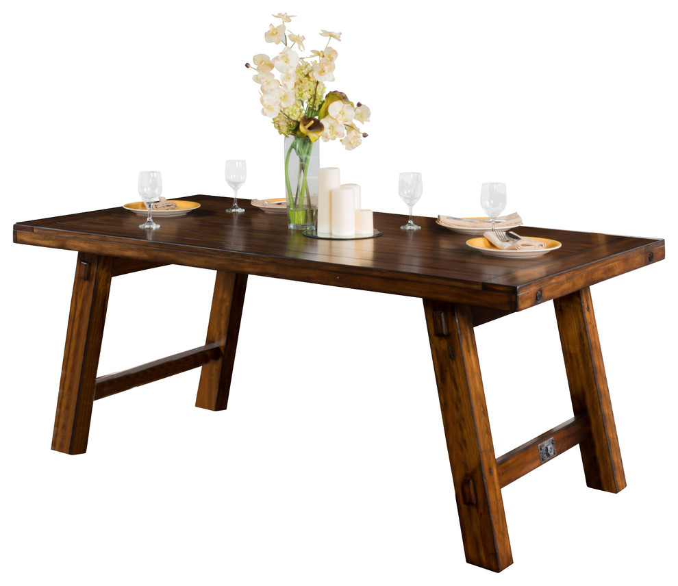 Tuscany Extension Table With Turnbuckle Transitional Dining Tables