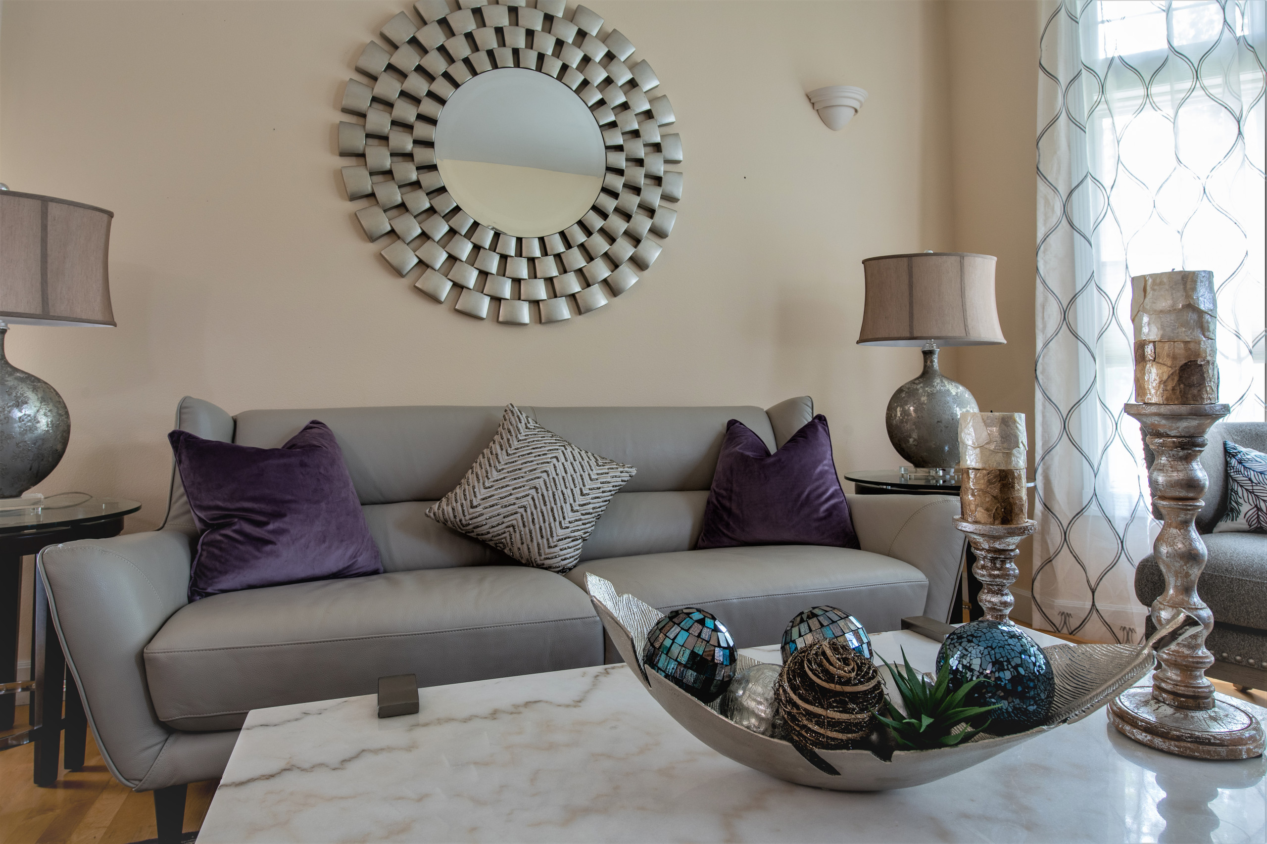 Transitional Living Room