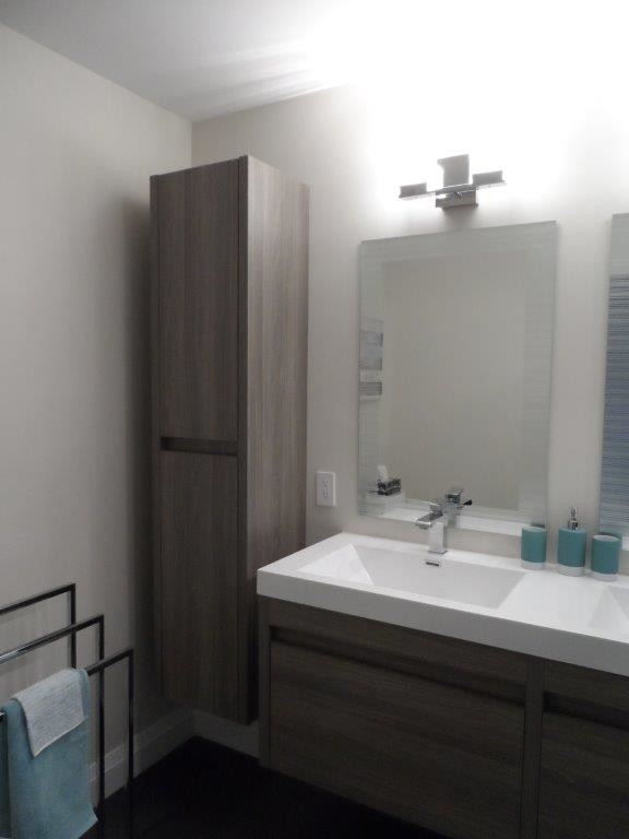 Gray Quartz Bathroom