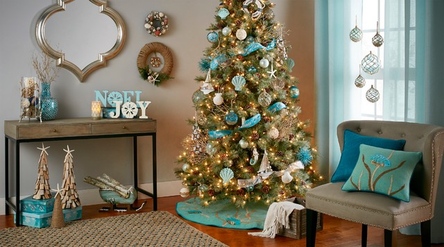 Christmas maritim-vardagsrum