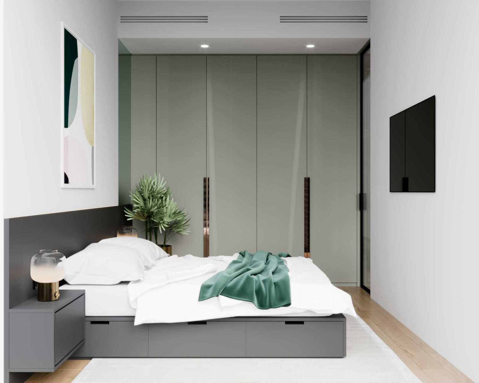 Двухкомнатные апартаменты для девушки