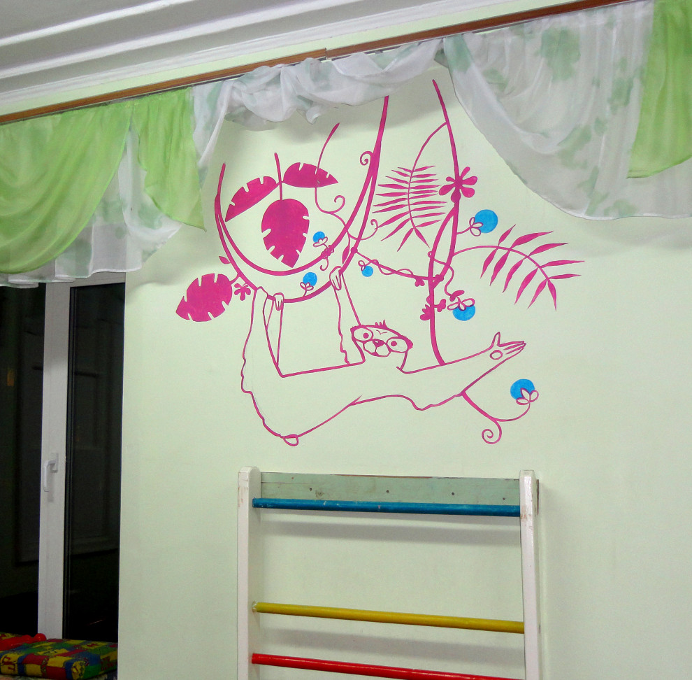 Роспись детской игровой зоны