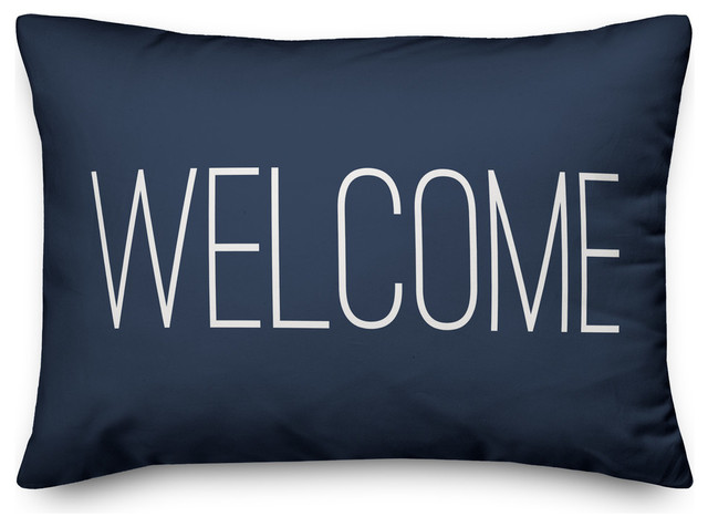 outdoor welcome pillow