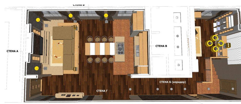 Интерьер загородного дома