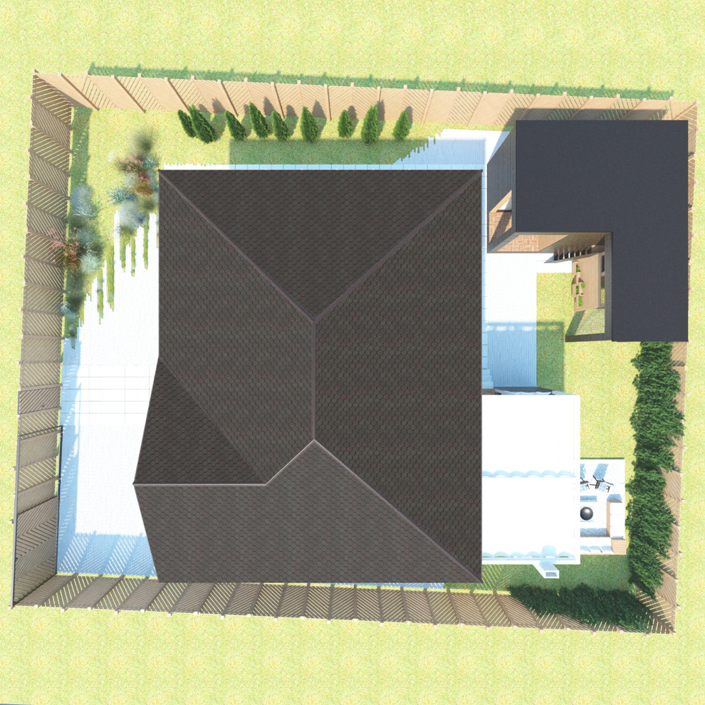 Придомовая территория в Подмосковье