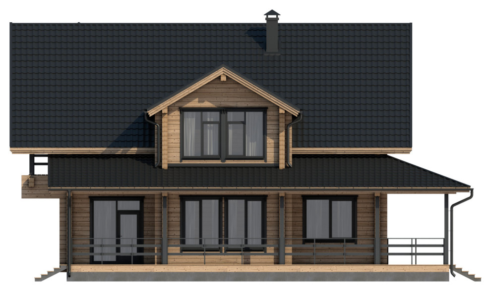 Дом из клееного бруса