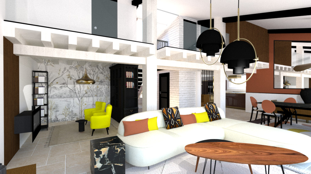 Rénovation totale et modernisation d'une pièce de vie - 90m2