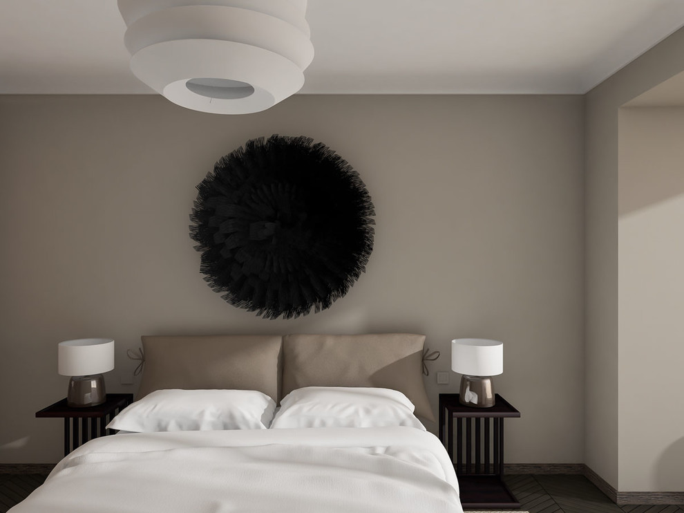 Интерьер спальной комнаты.