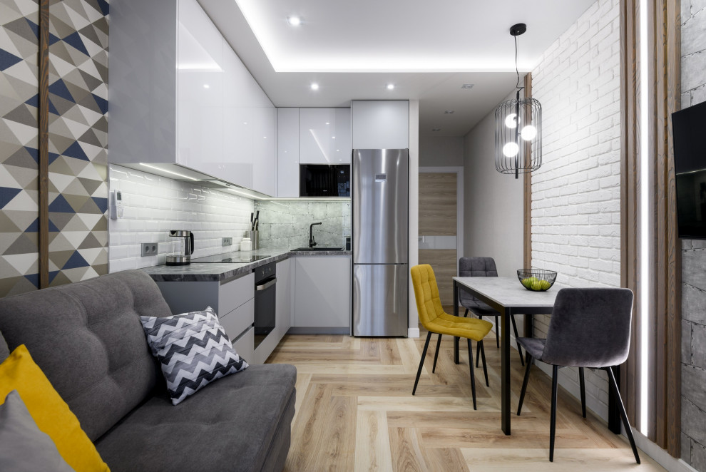 2022г. Интерьер квартиры 50 м2 в ЖК "Северная Корона"