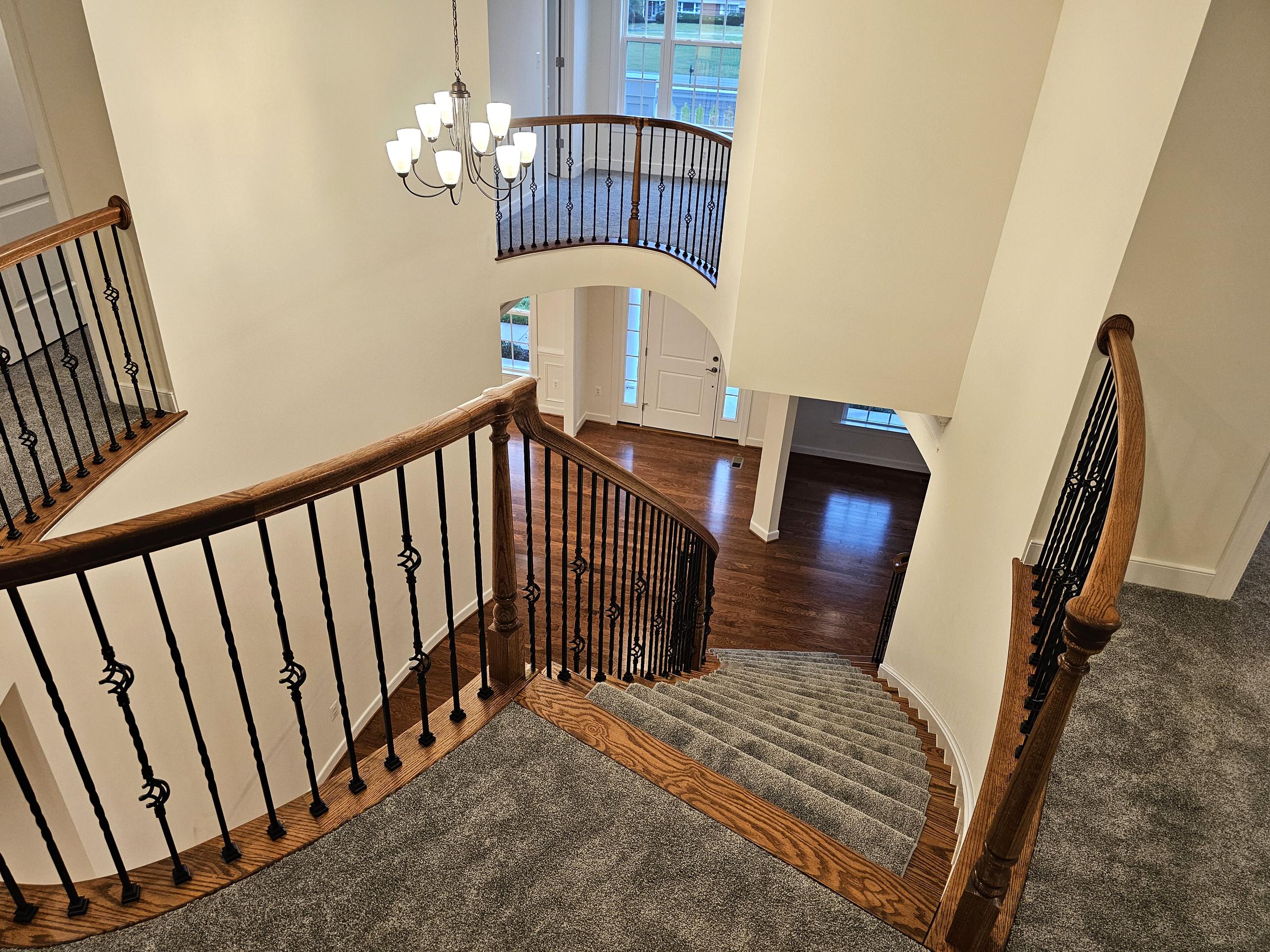 128_Grand Entryway Elliptical Staircase, Nokesville, VA 20181