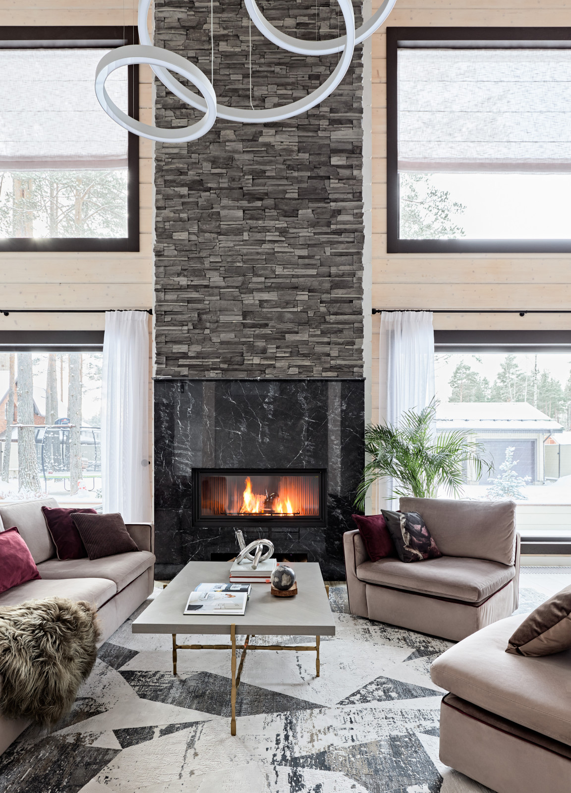 Дом из клееного бруса 390 м2 в п. Белоостров