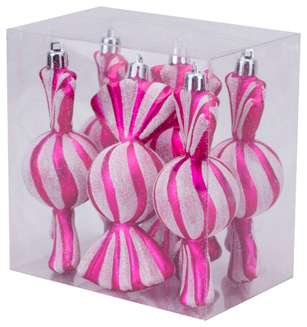 Hot Pink Christmas Ornaments 