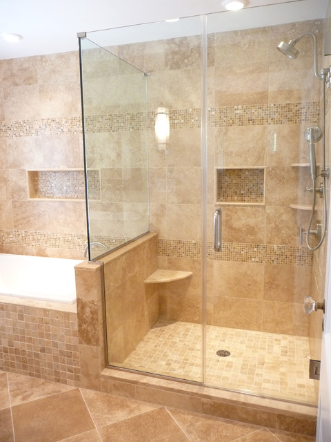 Orient Mocha Shower - Contemporary - Bathroom - Philadelphia - by