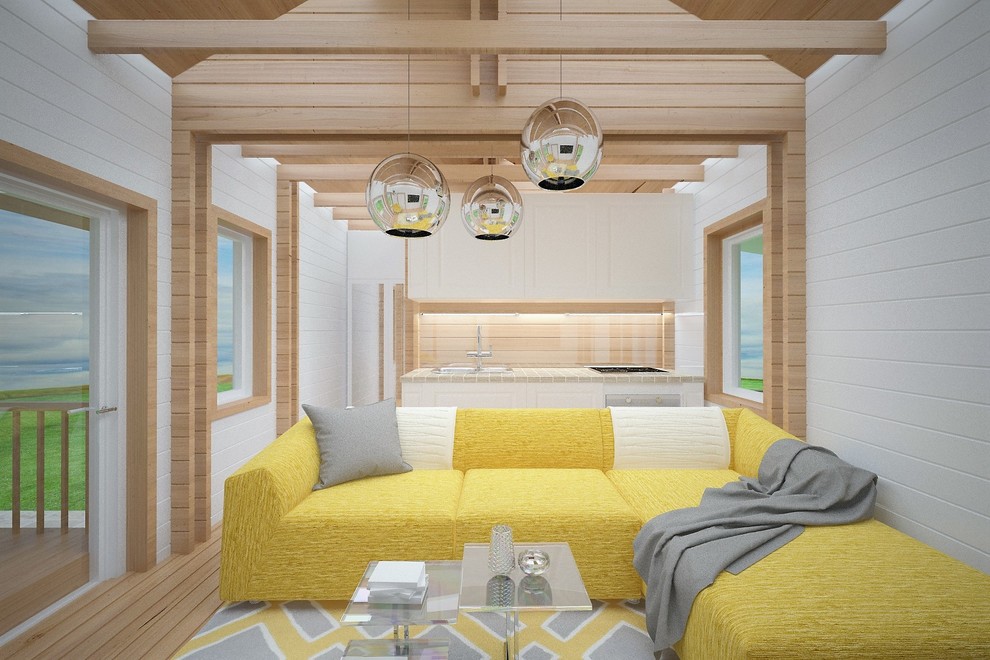 Одноэтажный дачный домик