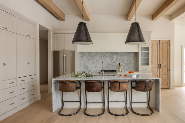 French Contemporary transitional-kitchen