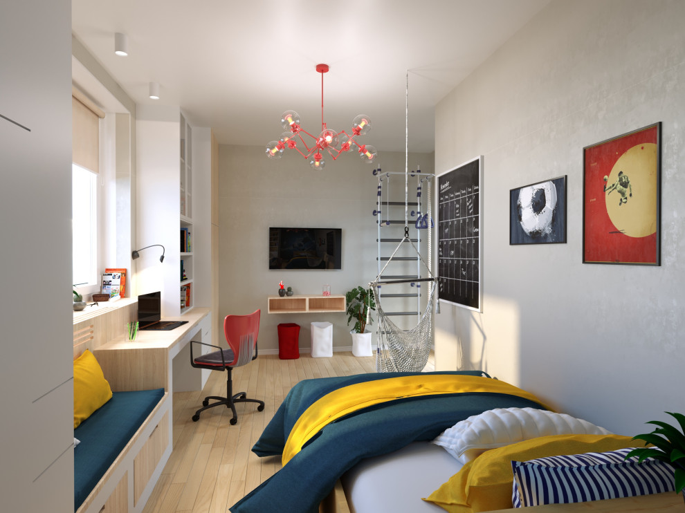 Дизайн детской комнаты для мальчика-подростка