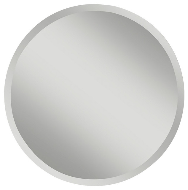 Murray Feiss Mr1155 Infinity 30 Diameter Clear Rounded Mirror Feiss Infinity Mirror 30 In X