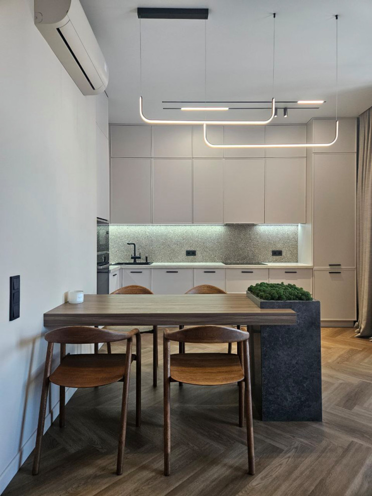 Двух комнатная квартира в стиле эко минимализм. 2023-24 г