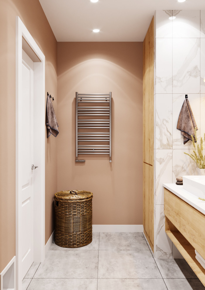 Проект квартиры "Пудра и шоколад"