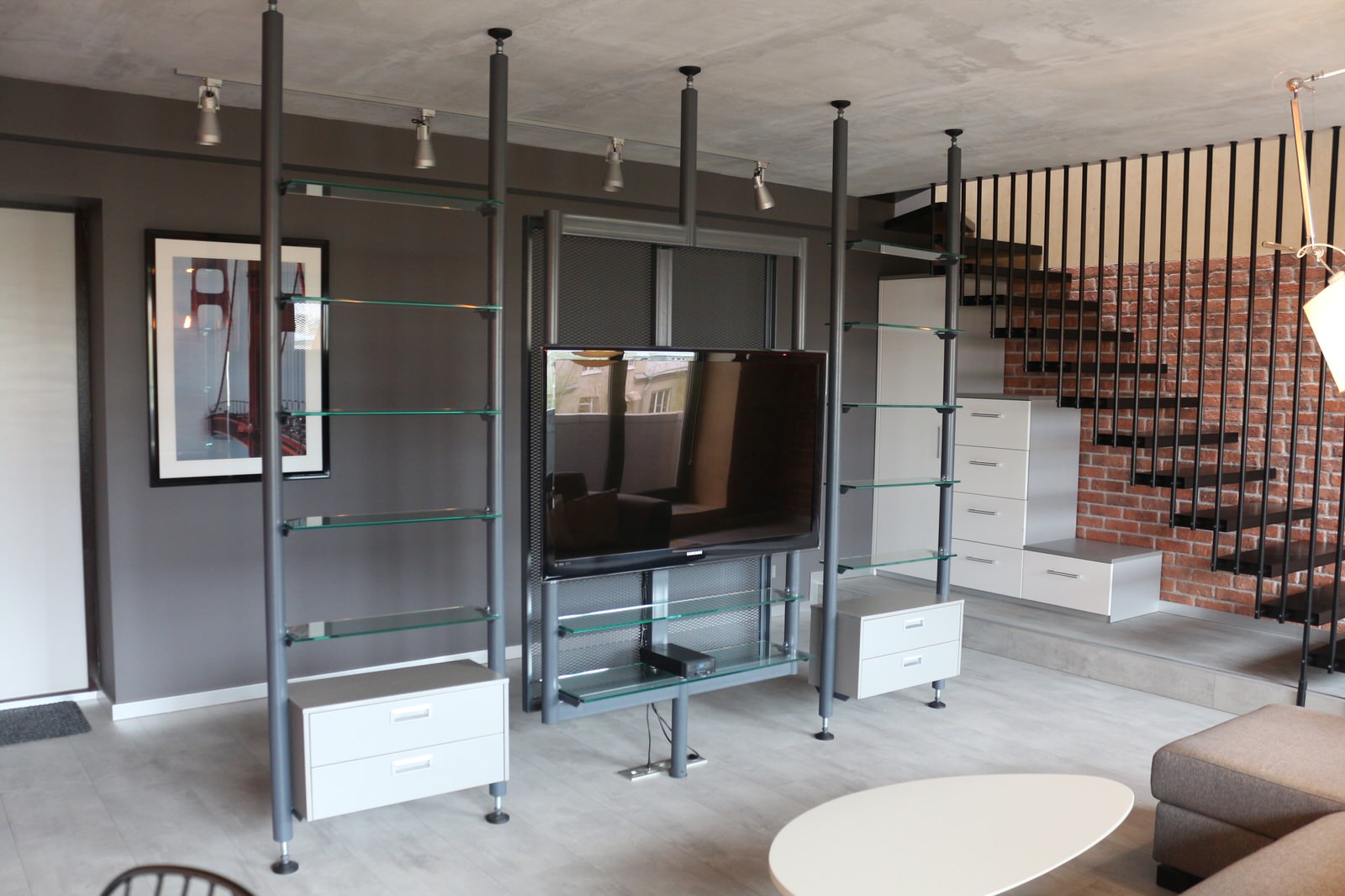 Двухуровневая квартира в стиле лофт/индастриал