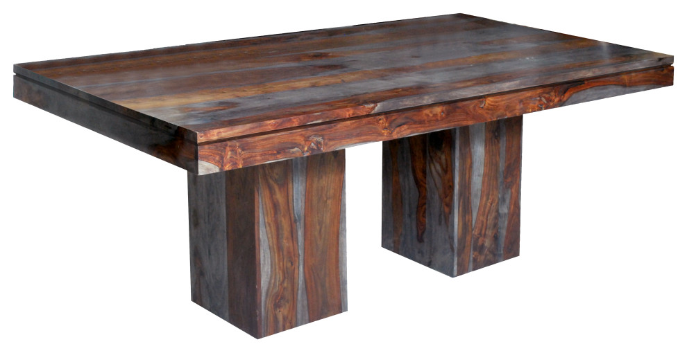 Coast To Coast Grayson Dining Table With Sheesham Highlight Wash Finish