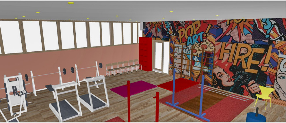 Интерьер спортивного зала